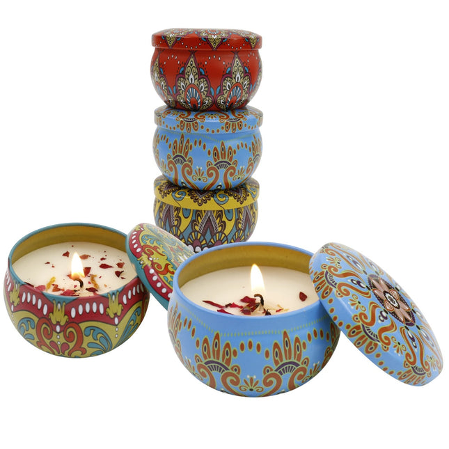 Bohemia 4pcs  Fragrance Scented Candle SS51113-16 (12Pack)