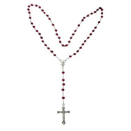 Wood Rosary With Fragrant Necklace JR626 (12PCS)