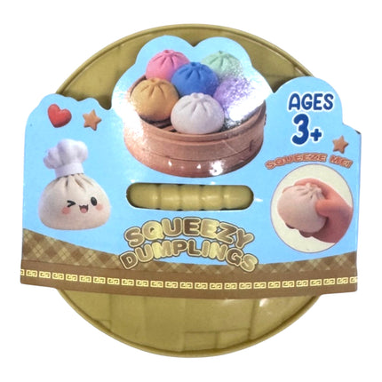 Mystery Glitter Jiggly Bun Squishy Dumpling  SS6418-3 (12PC)