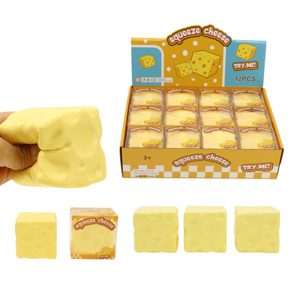 Squishy Cheese Toy TR6507-2 (12PC)
