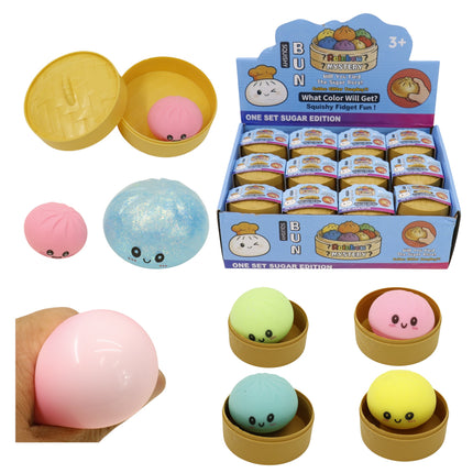 Mini Flour Squishy Dumpling With Steamer SQ6606-7 (24PC)