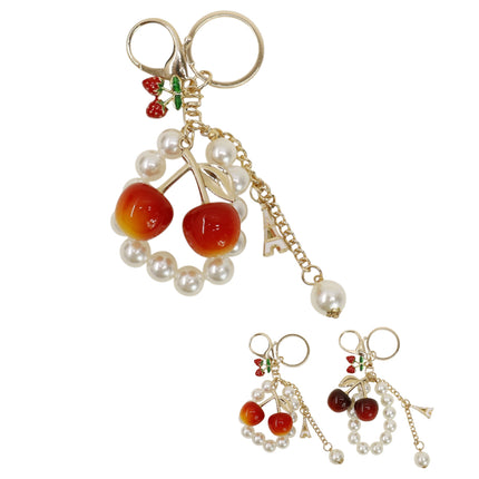 Cherry With Pearl Keychain and Bag Charm JK6416-15 (12)