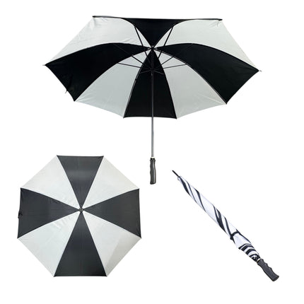 White and Black 8 Panel Umbrella UM7605 (12PC)