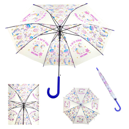 Kids Clear Animal Rainbow Umbrella UM5021 (12pc)