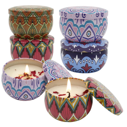 Bohemia 4pcs Fragrance Scented Candle SS51113-24 (12Pack)