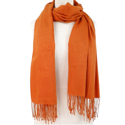 Plain Viscose Scarves CP1215 (12PC)