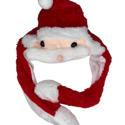 Christmas Santa Face Led Light Beanie HA3810-3D (12PC)
