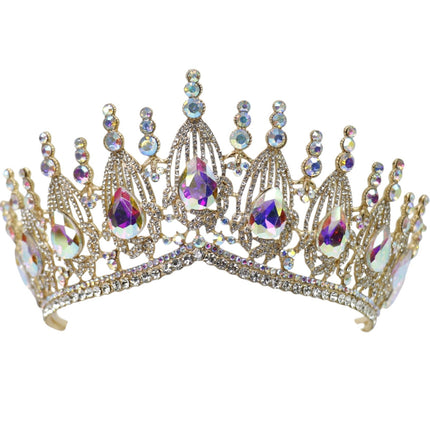 Crystal Tiara Crown HT0951 (2PC)