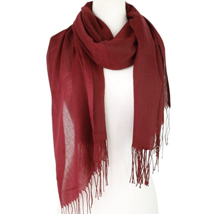 Plain Viscose Scarves VP1211A (12PC)