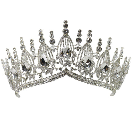 Crystal Tiara Crown HT0951 (2PC)