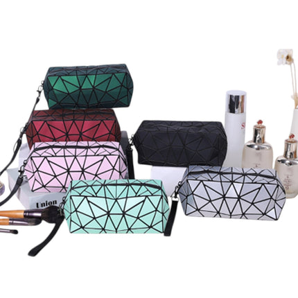 Geometric Triangle Pattern Makeup Pouch JB5526-14 (12PC)