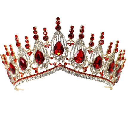 Crystal Tiara Crown HT0951 (2PC)