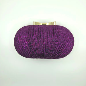 PLEATED ACCENT FASHION EVENING  BAG 7254 (2PC)