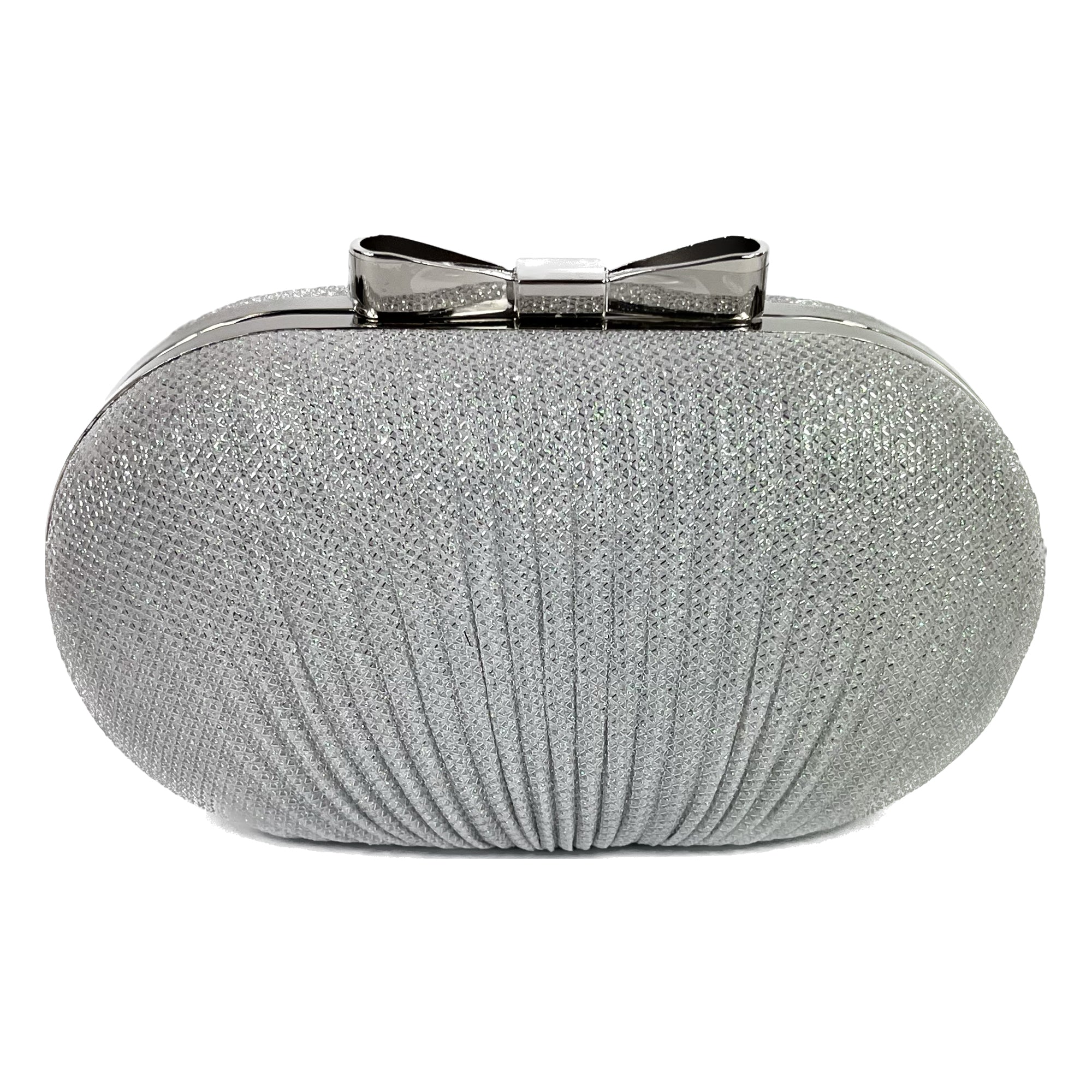 PLEATED ACCENT FASHION EVENING  BAG 7254 (2PC)