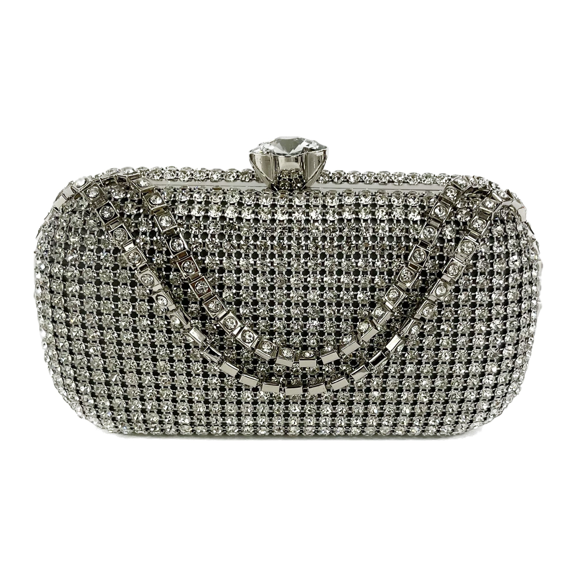 LUXURY RHINESTONE EVENING BAG 7260 (2PC)