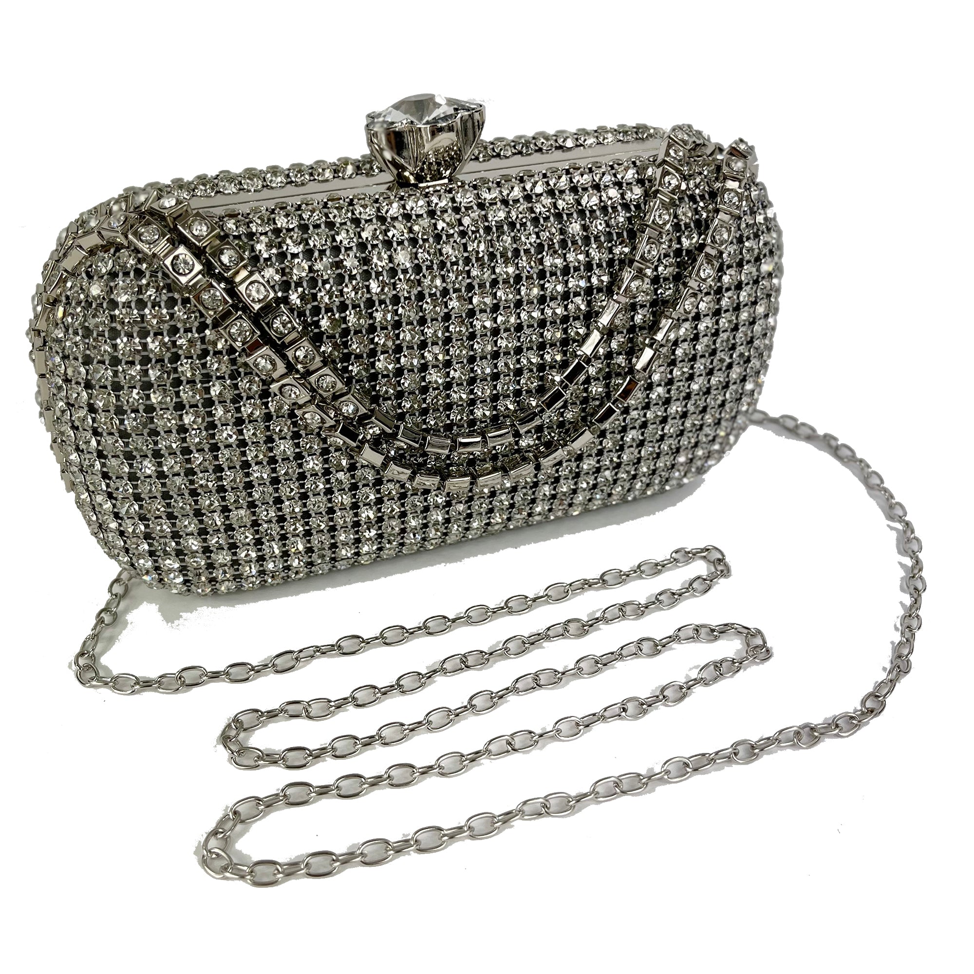 LUXURY RHINESTONE EVENING BAG 7260 (2PC)