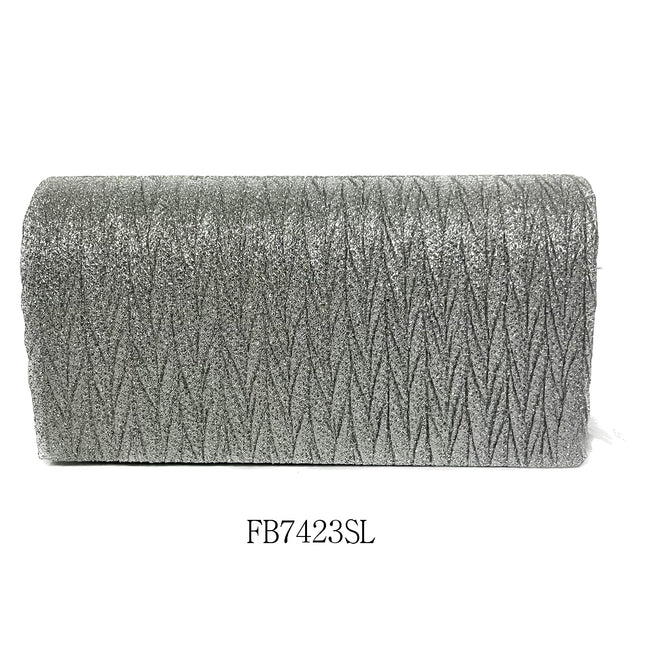 PLEATED ACCENT EVENING BAG 7423 (1PC)