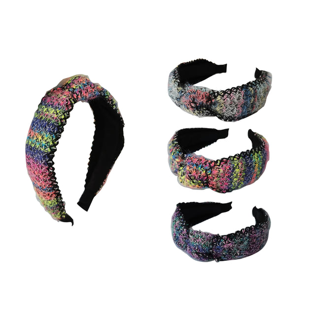 Rainbow Knot Headband HB1029-7 (12PC)
