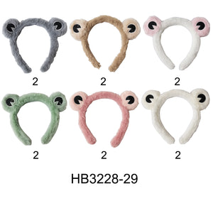 FROG TERRY HEADBAND HB3228-29 (12PC)