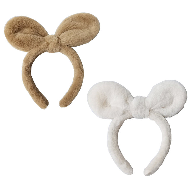 Ribbon Ear Terry Headband HB3228-9 (12PC)