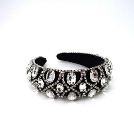 Multi Crystal Decor Headband  HB1011-44 (12PC)