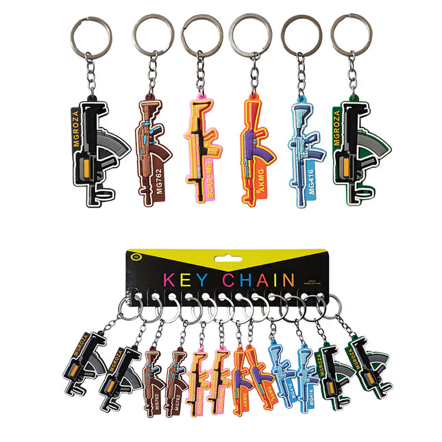 Toy Gun Key Chain  KC21104-10 (12PC)