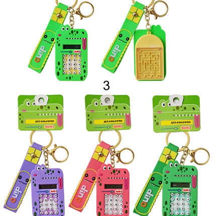 Kids Play Maze With Calculator Keychain 2830-48 (12PC)