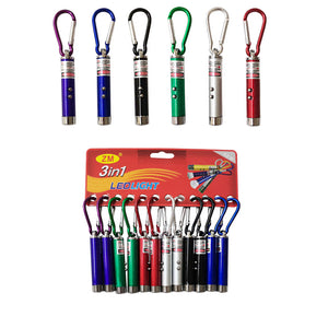 LED LIGHT KEYCHAIN 3209-77 (12PC)