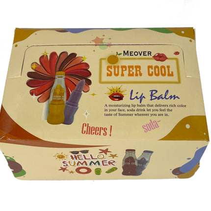 SUPER COOL FUNNY BOTTLE LIP BALM LB822-1 (24PC)