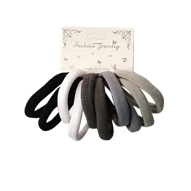 5.5cm Grey Mix Hair Tie RB10GR (12PC)