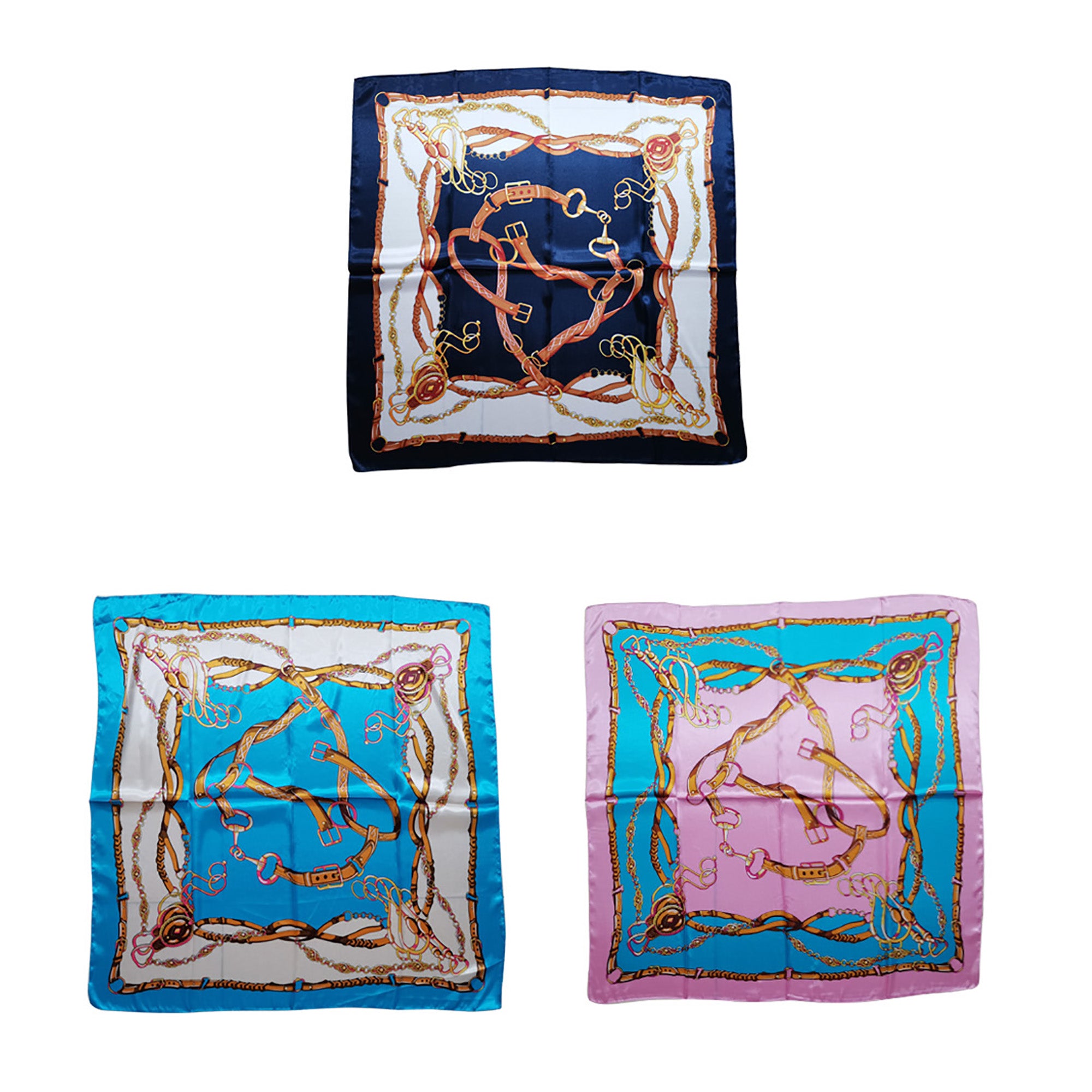 SATIN SCARF (90X90) 113-23 (12PC)