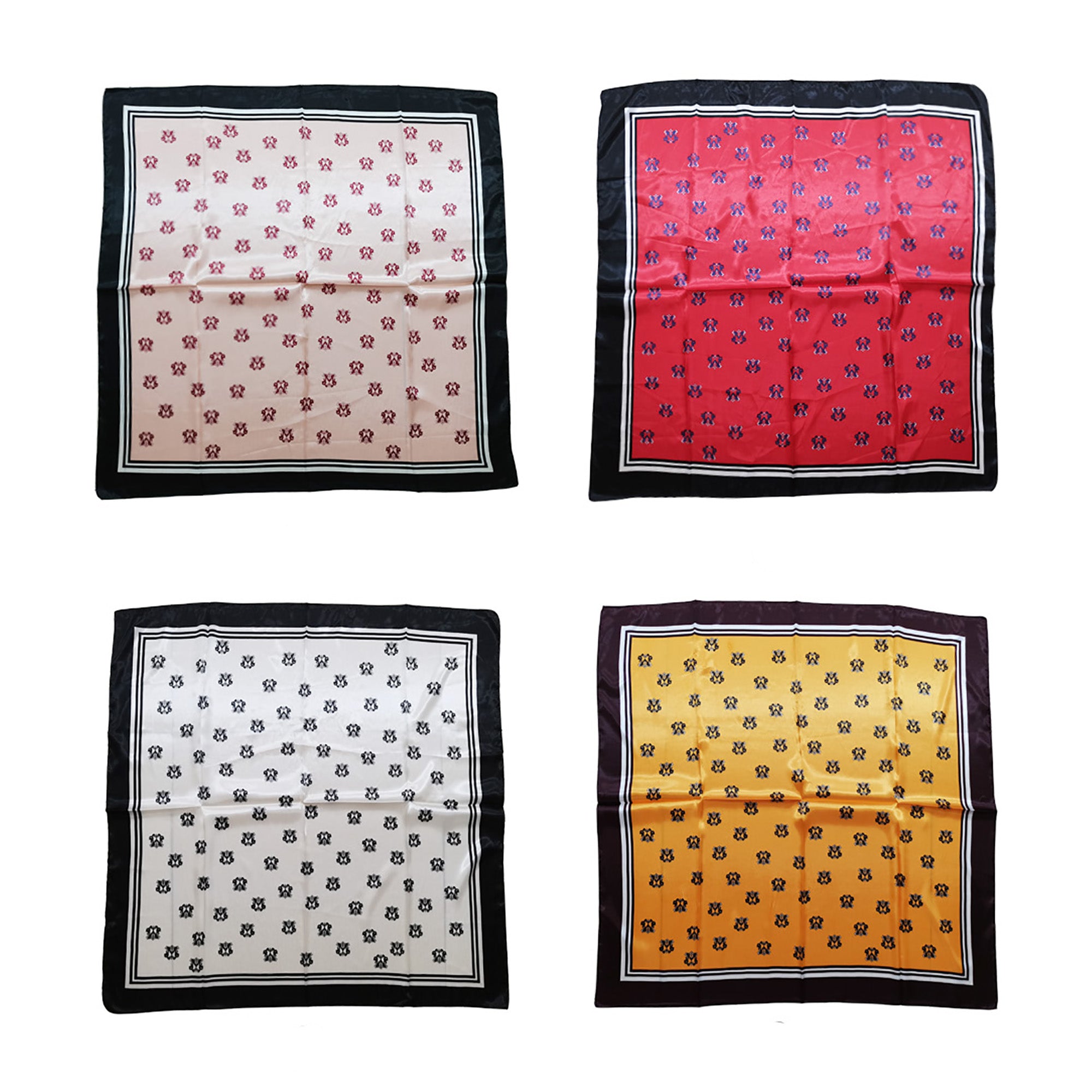SATIN SCARF (90X90) 415-16 (12PC)