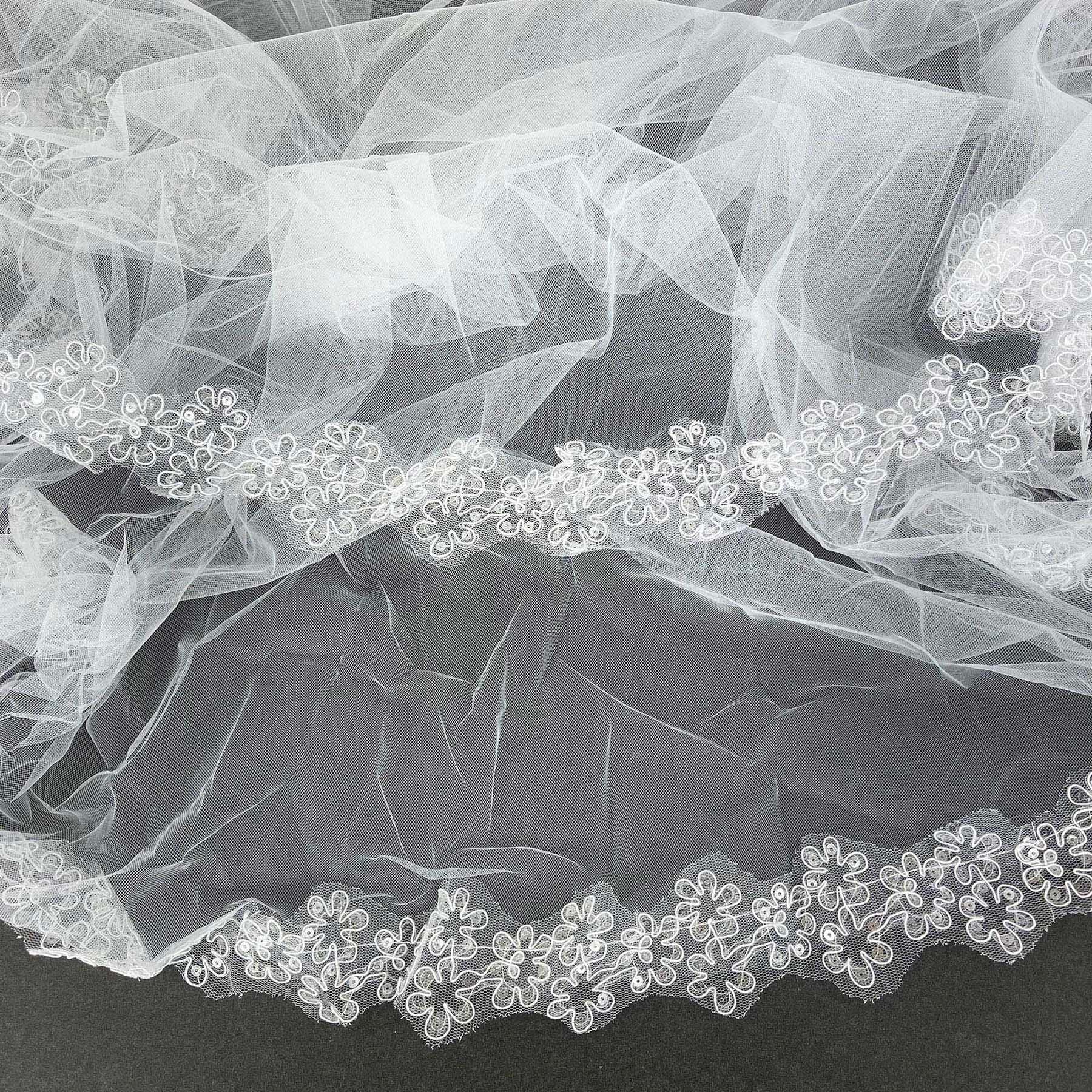 WEDDING VEIL 319-36 (6PC)
