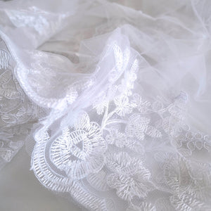 WEDDING VEIL 345-36WH (6PC)