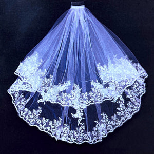 WEDDING VEIL 345-36WH (6PC)